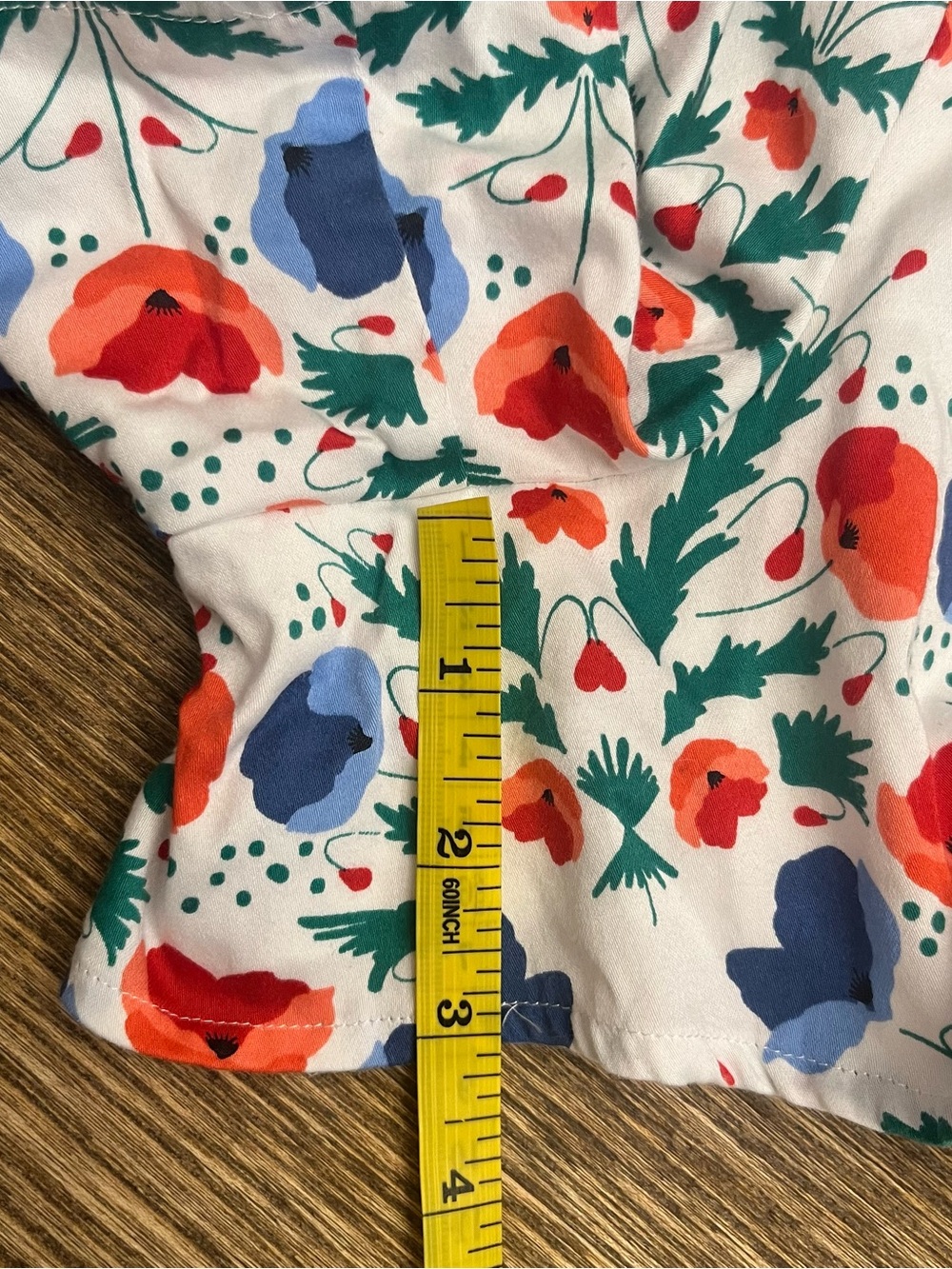 Emily McCarthy Women's Floral Pleated Lined High Rise Pull-On Skort S - Picture 8 of 9
